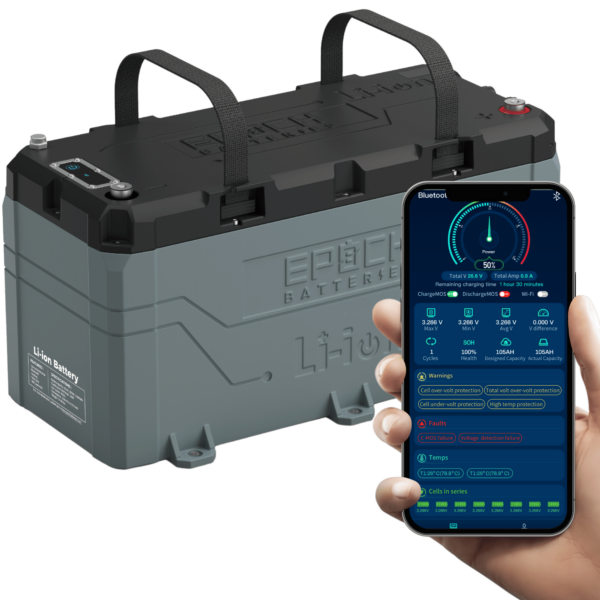 Epoch 36v 100ah  - Ip67 Heated Bluetooth - Image 3
